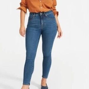 Everlane the curvy high rise skinny jeans size 30 crop